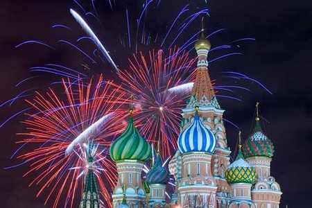 Celebrate New year in Moscow